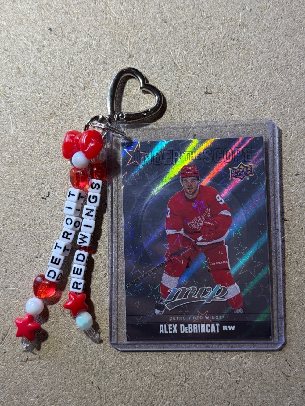 Hockey Card Keychains